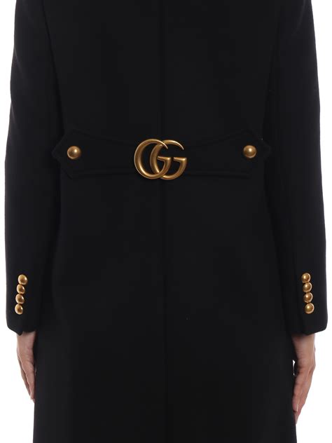 cappotto donna lungo gucci|Cappotti Gucci da donna .